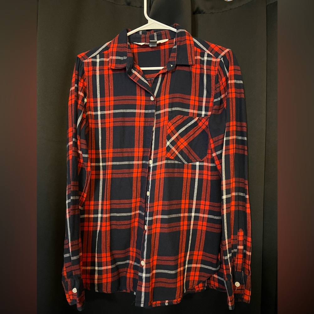 Plaid button up